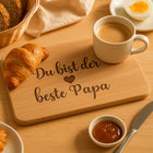 ❤️ Frühstücksbrett „Du bist der beste Papa“