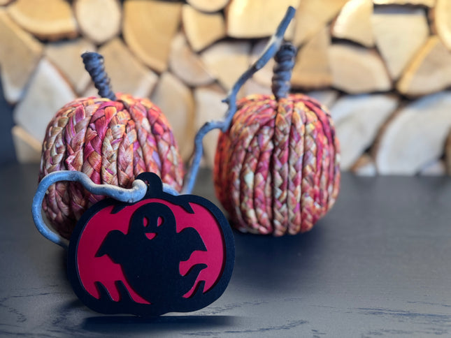 🎃 Halloween-Schild “Geist im Kürbis” 👻