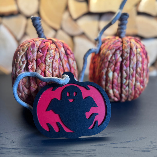 🎃 Halloween-Schild “Geist im Kürbis” 👻