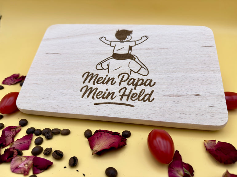 Personalisiertes Frühstücksbrett mit Gravur