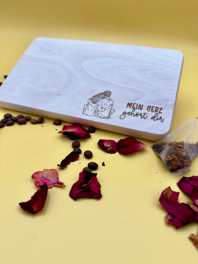 Personalisiertes Frühstücksbrett mit Gravur